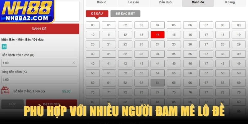Phù hợp với nhiều người 